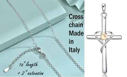 Birthstone Cross