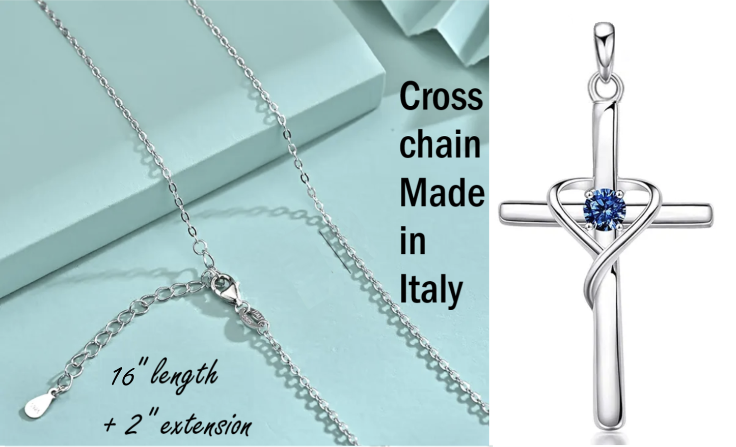 Birthstone Cross