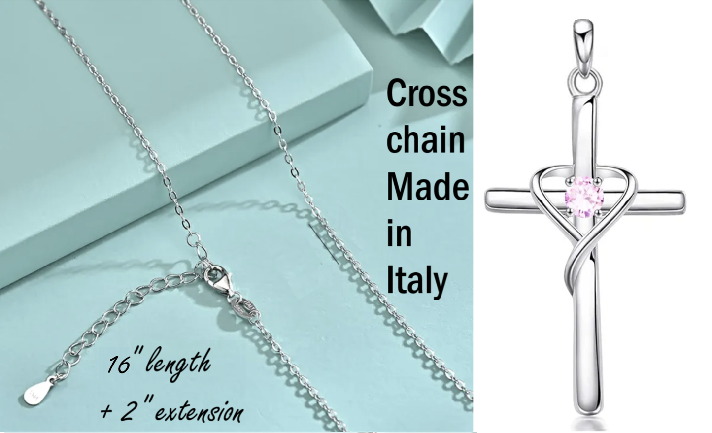 Birthstone Cross