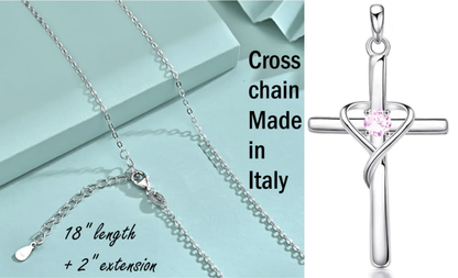 Birthstone Cross