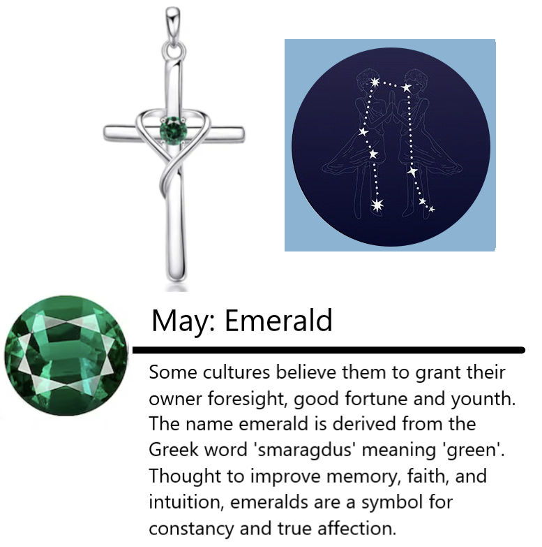 Birthstone Cross