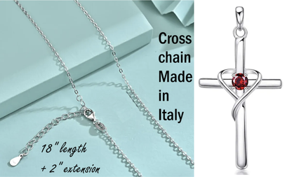 Birthstone Cross