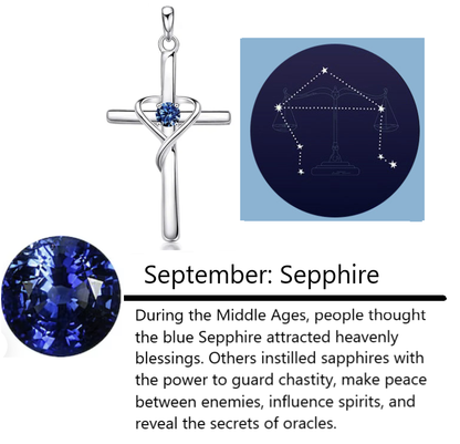 Birthstone Cross