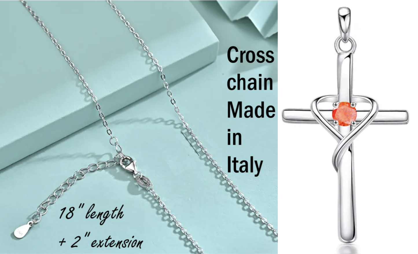 Birthstone Cross