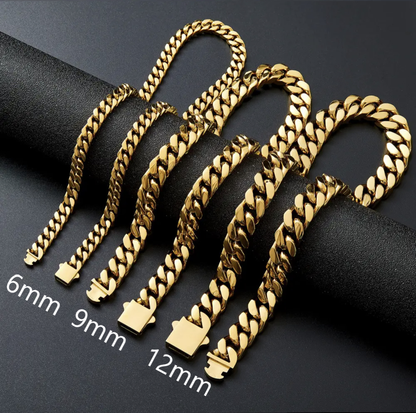 Diamond Cut Cuban Links 9mm