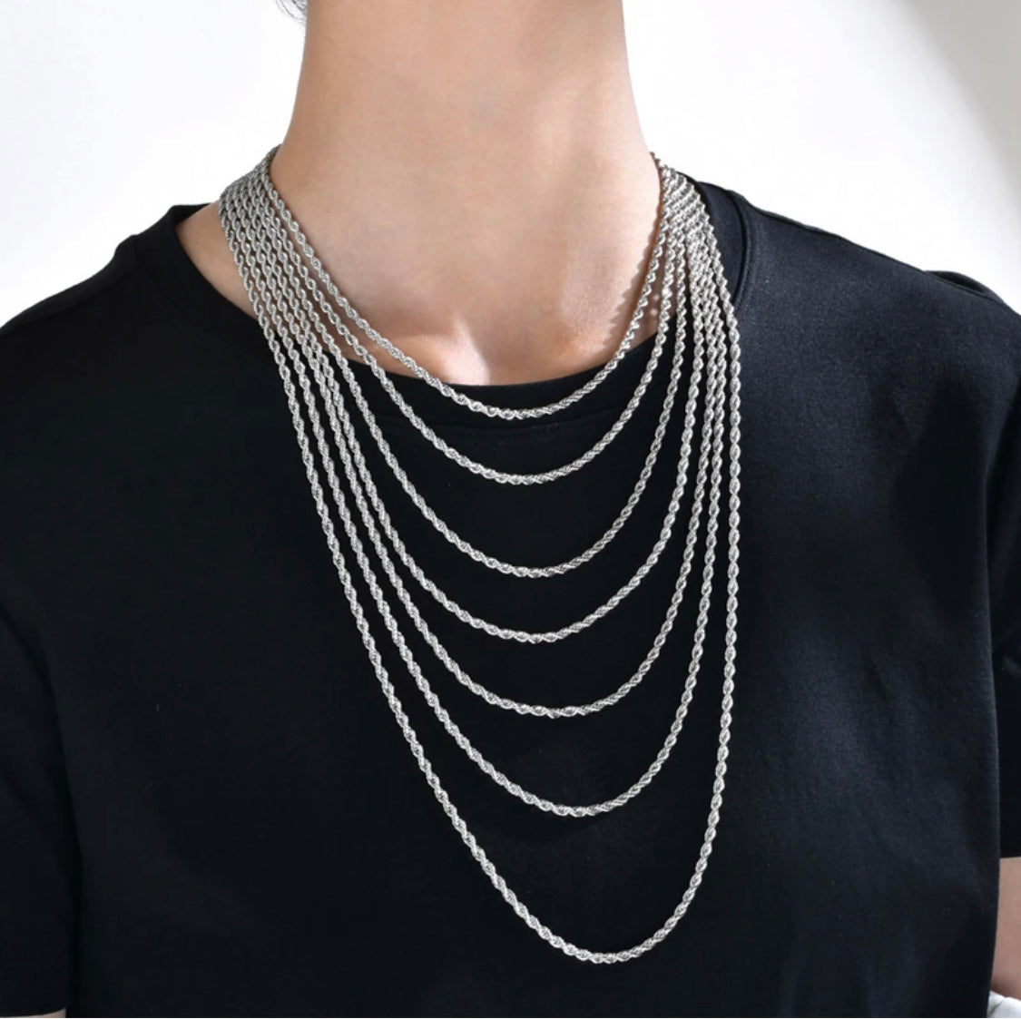 Diamond Cut Rope Chain